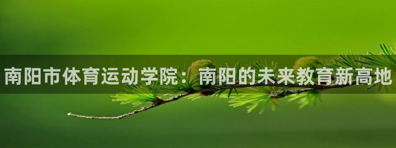 J9官网下载平台注册流程图：南阳市体育运动学院：南阳