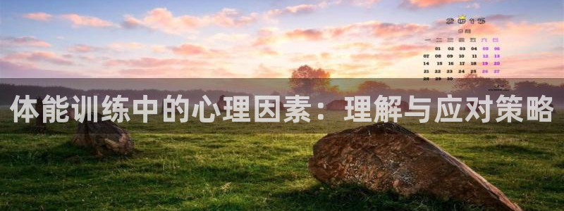 德国J9官方正版app集团：体能训练中的心理因素：理